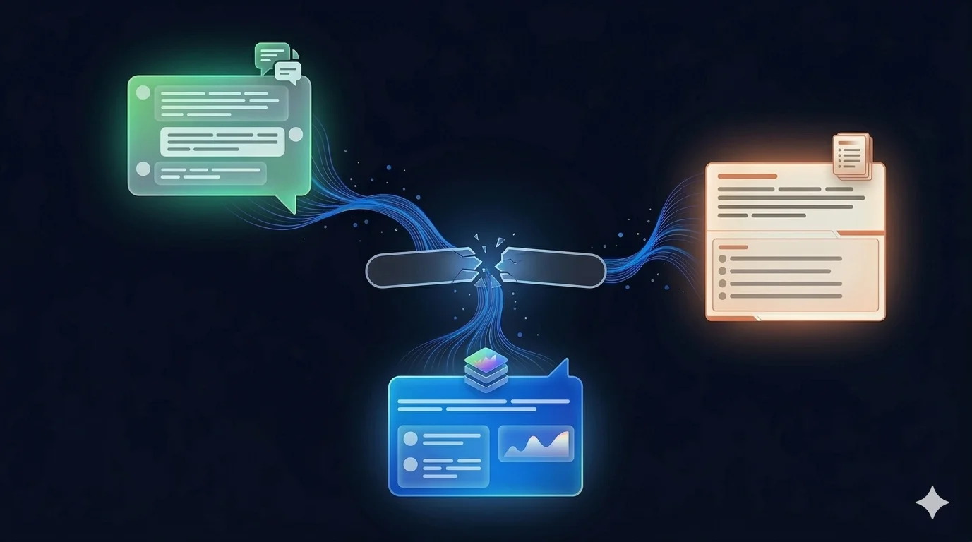 Websites und KI-Suchmaschinen — Aufbrechende Suchleiste